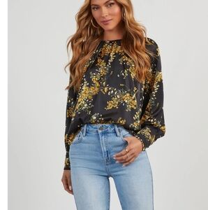 Vici Harvest Hues Silk Blouse